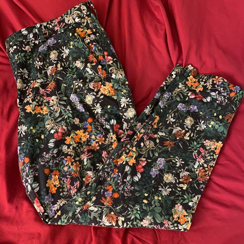 H&M Floral Trousers